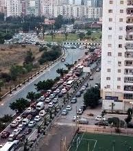Photo of خناق مروري بطرقات وهران