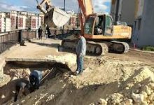 Photo of انزلاق التربة بموقع مشروع 1007 مسكن