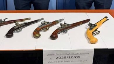 Photo of إحباط تهريب 5 أسلحة